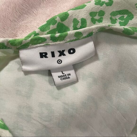 Rixo Leopard Ruffle Slip dress - Picture 3 of 6